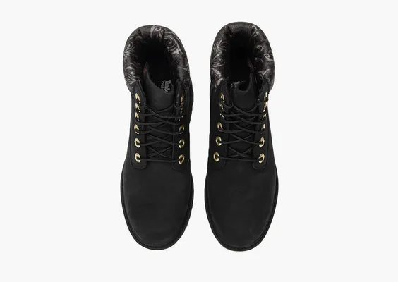 Обувь Timberland 6 Inch Heritage Lace Up Cupsole Boots WMNS «Black Nubuck» chyernye