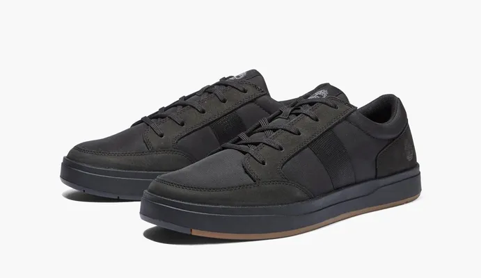 Кроссовки Timberland Davis Square Oxford Sneaker «Black» черный