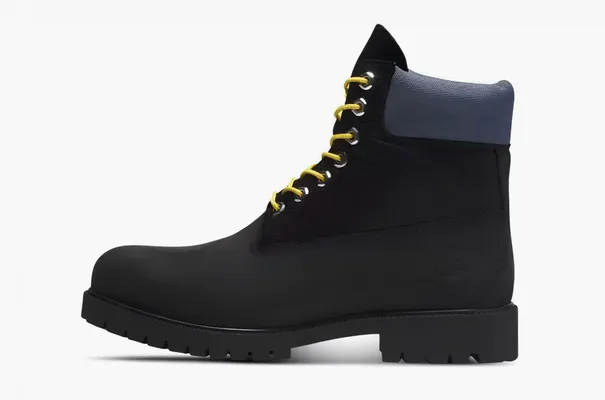 Обувь Timberland Heritage 6 Inch Waterproof Boots «Black Regenerative Leather» chyernye
