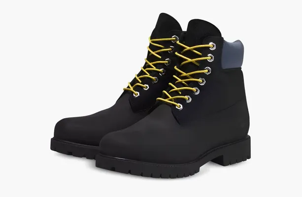 Обувь Timberland Heritage 6 Inch Waterproof Boots «Black Regenerative Leather» chyernye