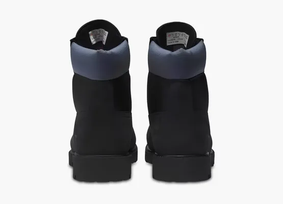 Обувь Timberland Heritage 6 Inch Waterproof Boots «Black Regenerative Leather» chyernye