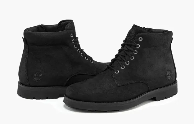  Timberland Alden Brook Side Zip Boots «Black Full Grain» chyernye