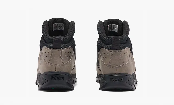 Обувь Timberland Mt. Maddsen Mid Lace-Up Waterproof Hiking Boot «Black Mesh/Medium Grey» черный