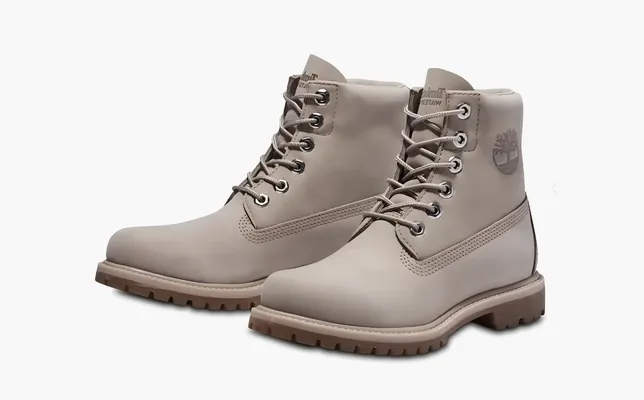 Обувь Timberland Nellie 6 Inch Waterproof Boots WMNS «Light Taupe Nubuck» serye