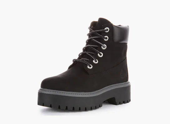 Обувь Timberland 6-Inch Waterproof Platform WMNS «Black» chyernye