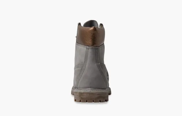 Обувь Timberland 6-Inch Premium Waterproof Boots WMNS «Steeple Grey Waterbuck Gunmetal Metallic Collar» serye
