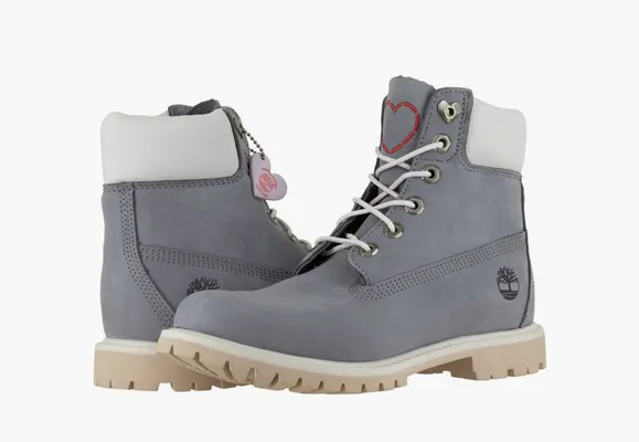 Обувь Timberland Icon 6 Inch Premium Boot WMNS «Grey Nubuck» serye