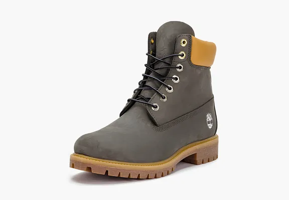 Обувь Timberland 6 Inch Premium Waterproof Boot «Dark Green Nubuck» zelyenye