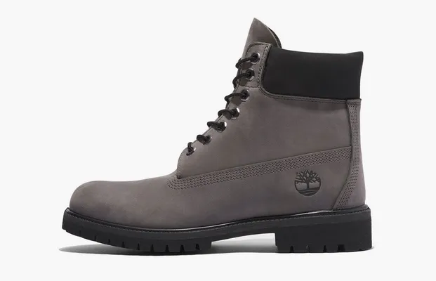 Обувь Timberland 6 Inch Premium Boot «50th Anniversary - Medium Grey Nubuck» serye