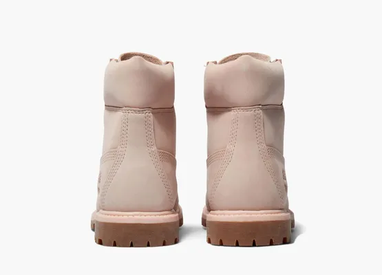 Обувь Timberland Premium 6 Inch Waterproof Boots WMNS «Light Pink Nubuck» rozovye
