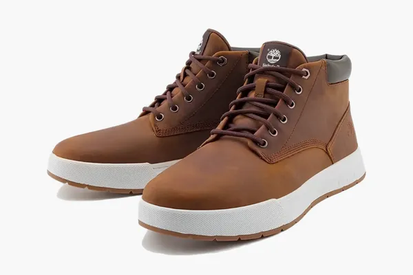 Обувь Timberland MidTop Maple Grove Chukka Boot AntiSlip «Brown» коричневый