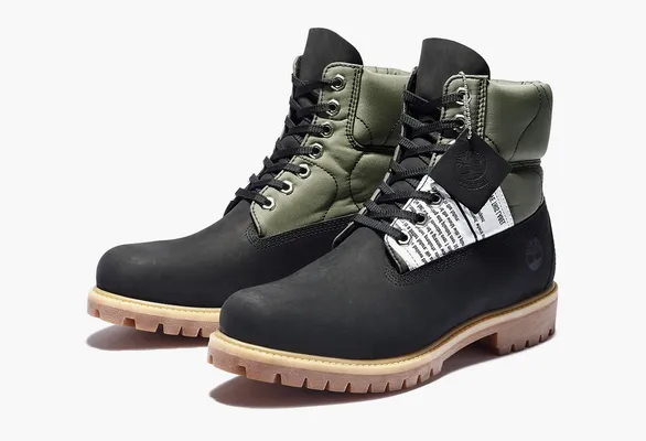 Обувь Timberland Tree Pack Premium 6 Inch Boots «Black Nubuck» chyernye