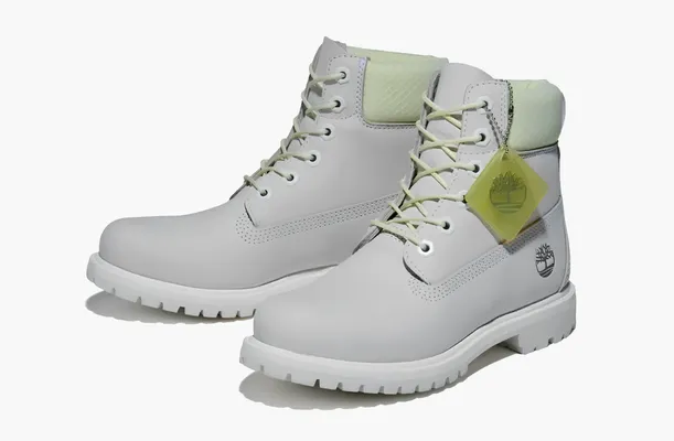 Обувь Timberland Premium 6 Inch Waterproof Boot WMNS «Bright White Waterbuck» serye