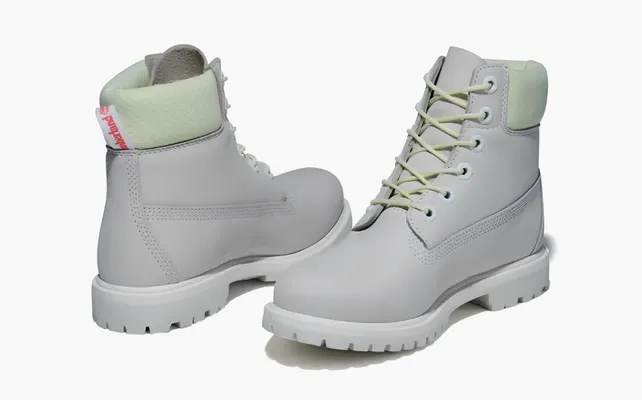 Обувь Timberland Premium 6 Inch Waterproof Boot WMNS «Bright White Waterbuck» serye