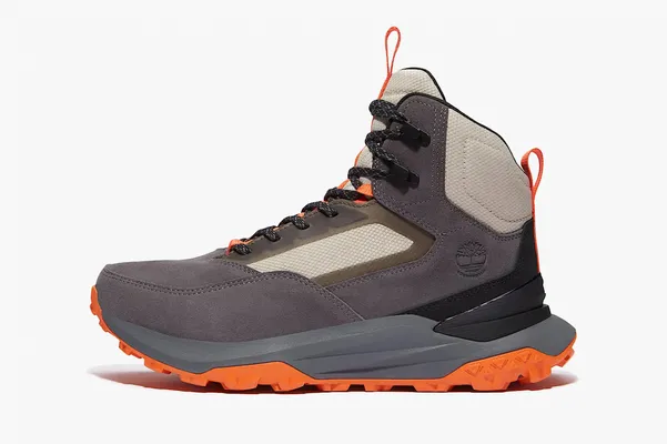 Обувь Timberland Motion Access Mid Waterproof Hiking Boot «Grey Suede» серый