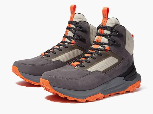 Обувь Timberland Motion Access Mid Waterproof Hiking Boot «Grey Suede» серый