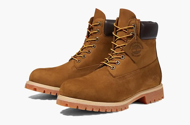 Обувь Timberland Premium 6-Inch Lace Up Waterproof Boot «Dark Wheat» korichnevye