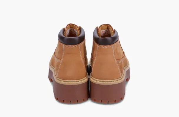 Обувь Timberland Stone Street Mid Lace Up Waterproof Chukka Boots WMNS «Wheat Nubuck» коричневый