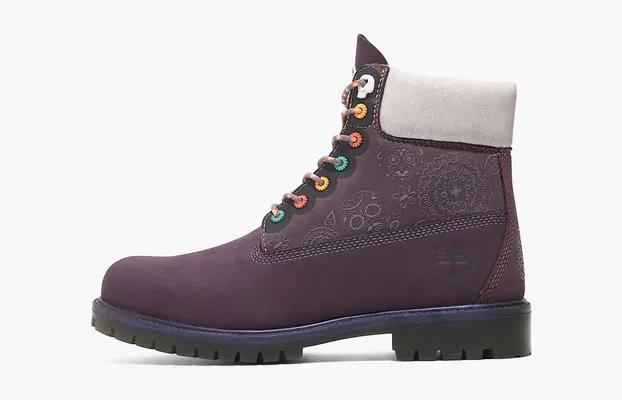 Обувь Timberland Heritage Lace-up 6 Inch Boot «Dark Purple» fioletovye