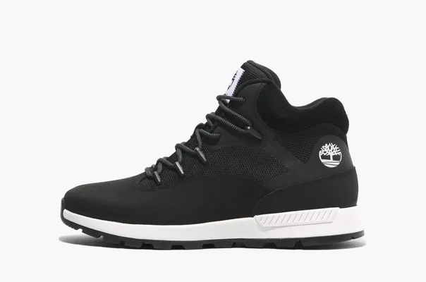 Кроссовки Timberland Sprint Trekker Mid Lace-Up Sneaker «Black Nubuck» черный