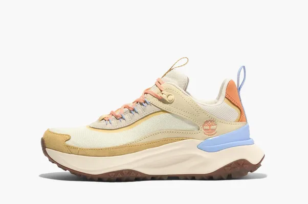 Кроссовки Timberland Motion Access Low Lace-Up Waterproof Sneaker WMNS «Natural Mesh W Med Yellow» кремовый