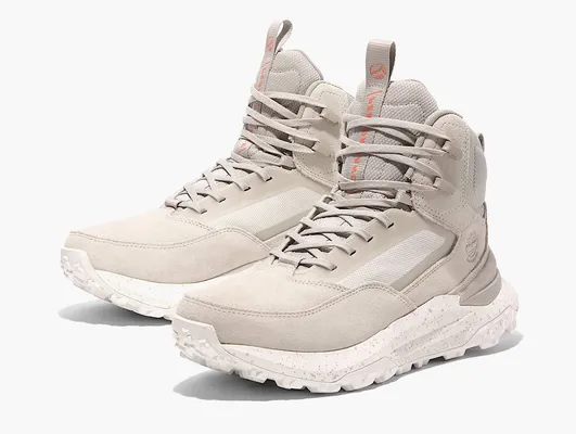 Обувь Timberland Motion Access Mid Waterproof Hiking Boot «White Suede» бежевый