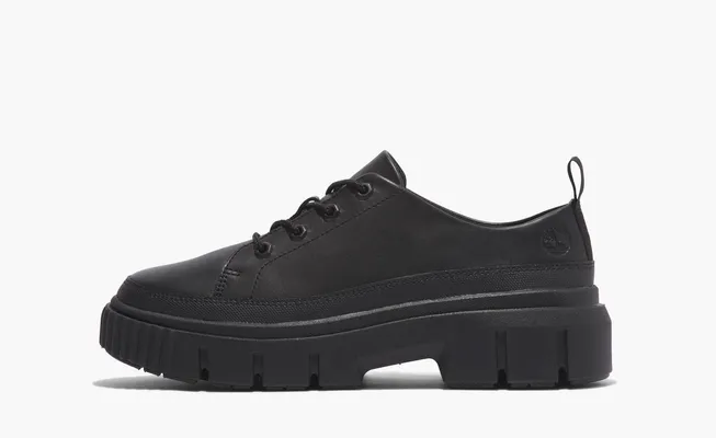  Timberland Greyfield Lace-Up Shoes WMNS «Jet Black» chyernye
