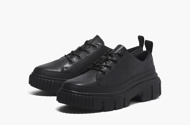  Timberland Greyfield Lace-Up Shoes WMNS «Jet Black» chyernye