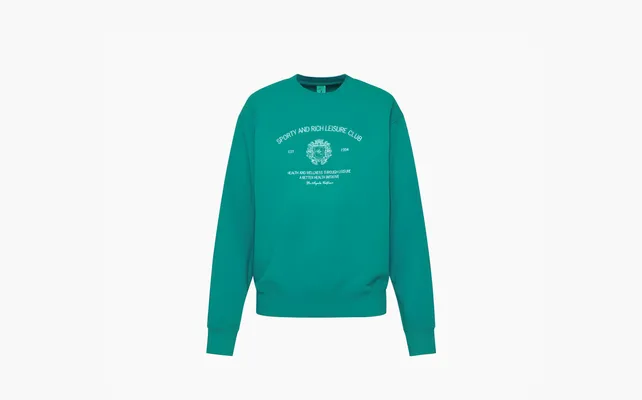 Одежда SPORTY & RICH Sweatshirt «Green» zelyenye