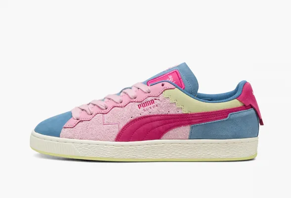  Puma Suede x Squid Game «M.C. Escher Lithograph Print» rozovye