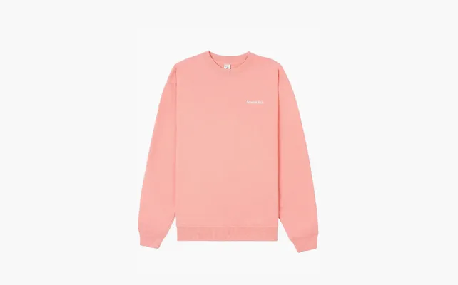 Одежда Sporty & Rich logo-print crew-neck Sweatshirt «Pink» rozovye