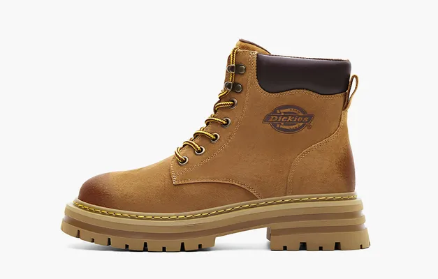 Обувь Dickies Warm Wear-Resistant Slip-Resistant Boots «Earth Yellow» korichnevye