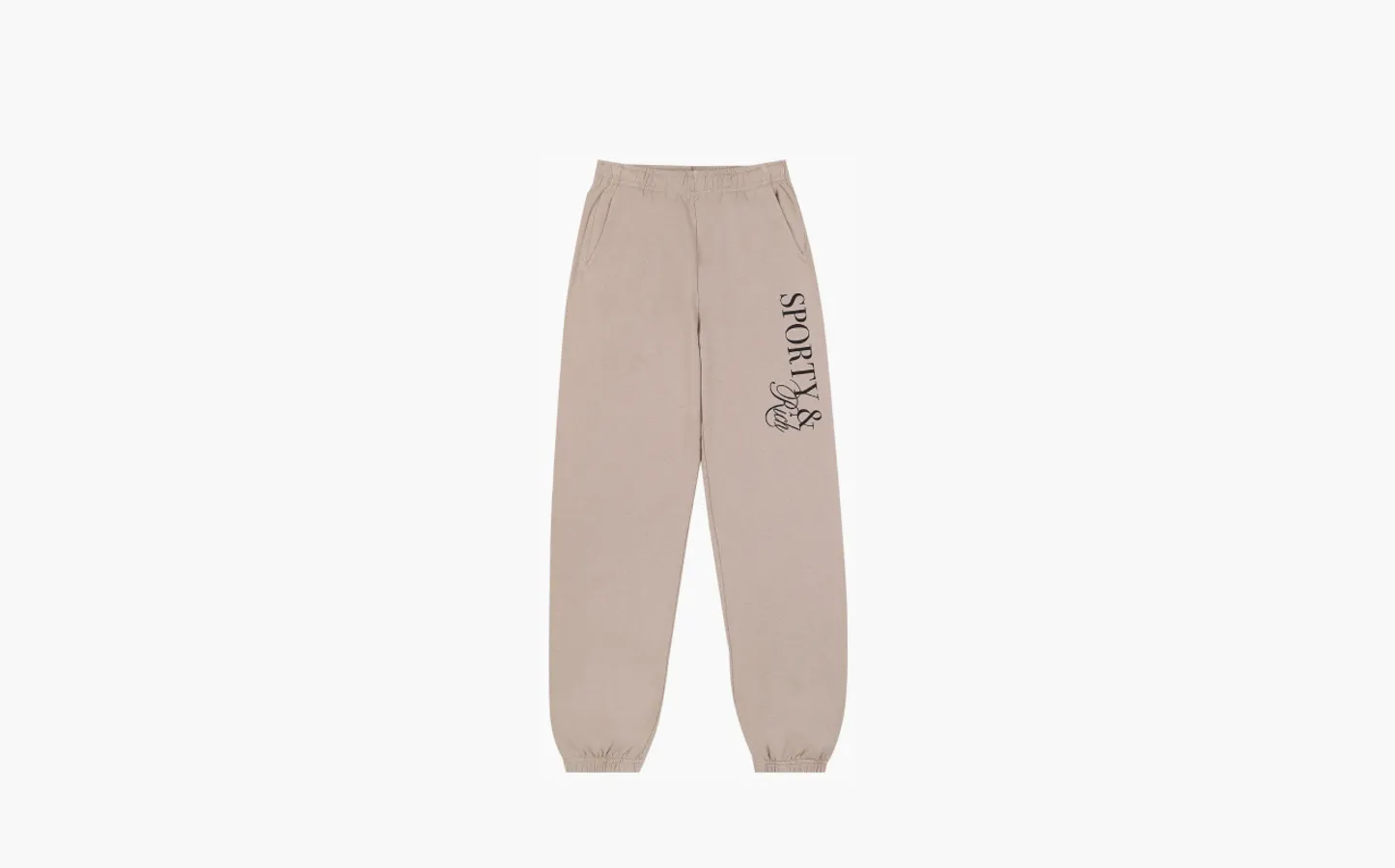 Sporty & Rich Initiative Sweatpants «Elephant/Black»