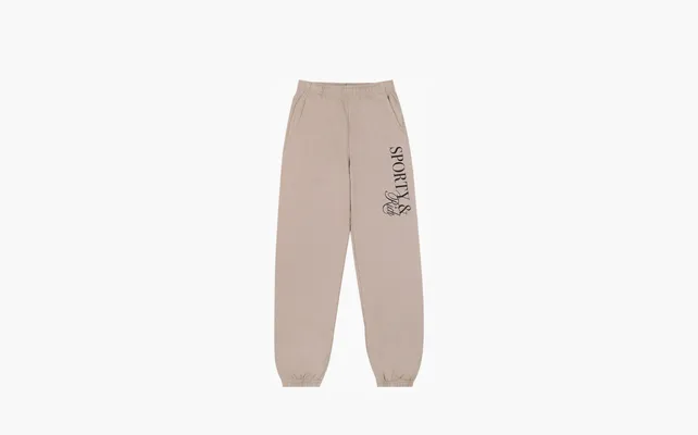 Одежда Sporty & Rich Initiative Sweatpants «Elephant/Black» korichnevye
