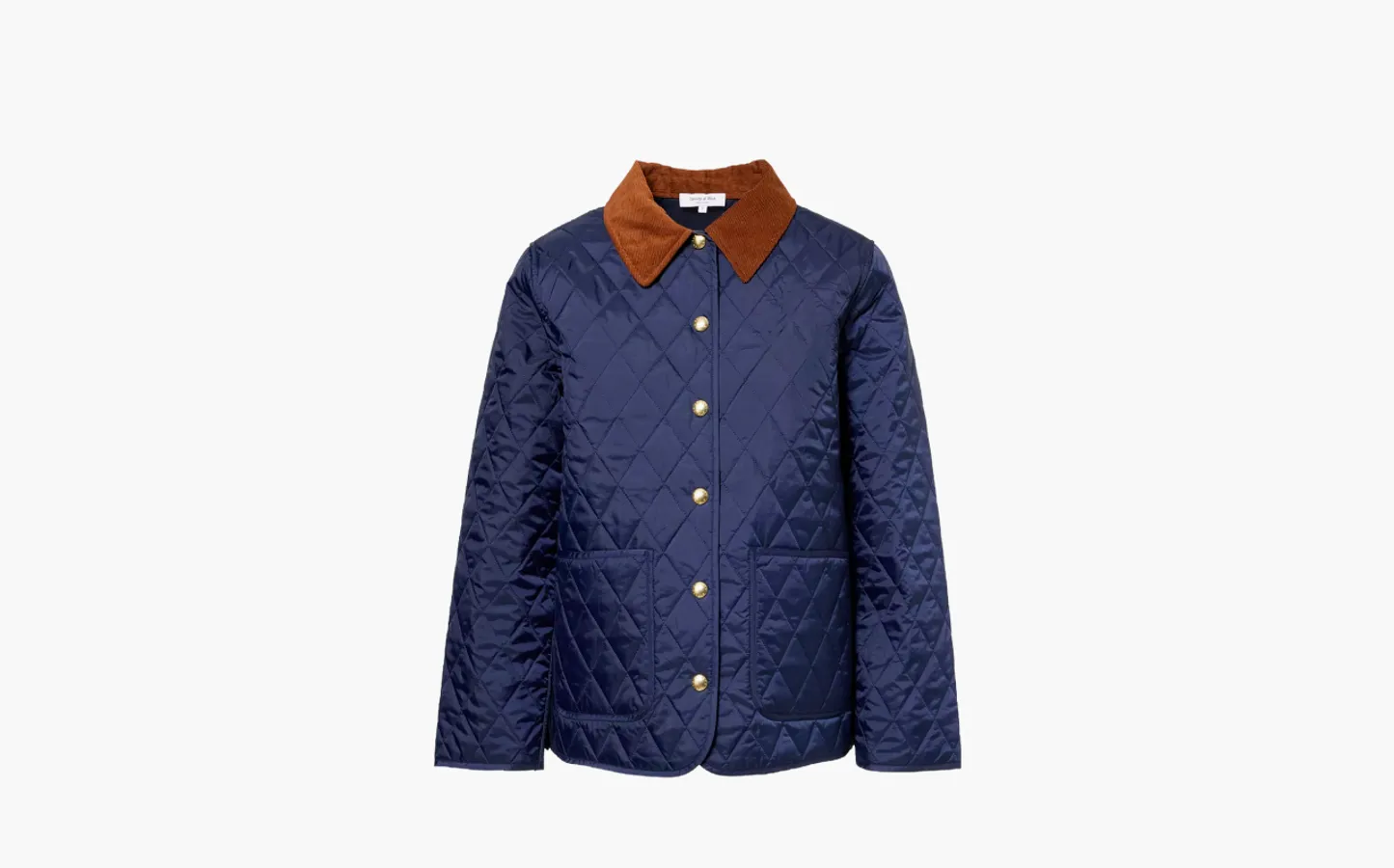 Sporty & Rich - Navy Vendome Quilted Jacket «Marine Blue»