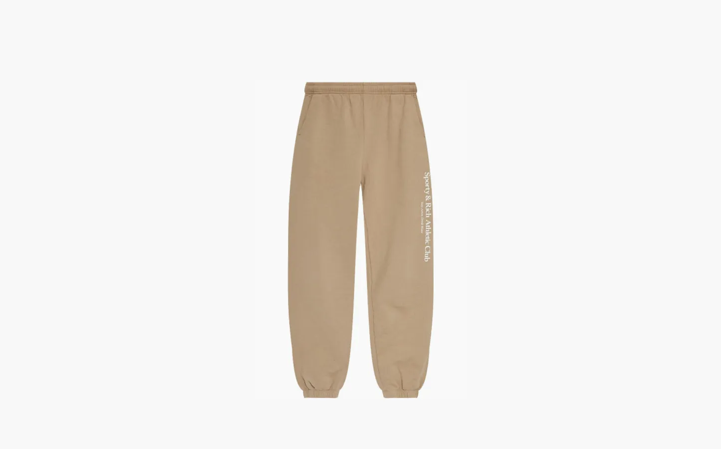 Sporty & Rich Athletic Club Tapered Leg Pants «Beige»