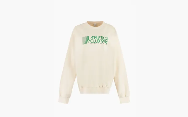 Одежда Sporty & Rich  ATHLETIC CREWNECK on Designer Wardrobe «Cream» kremovye