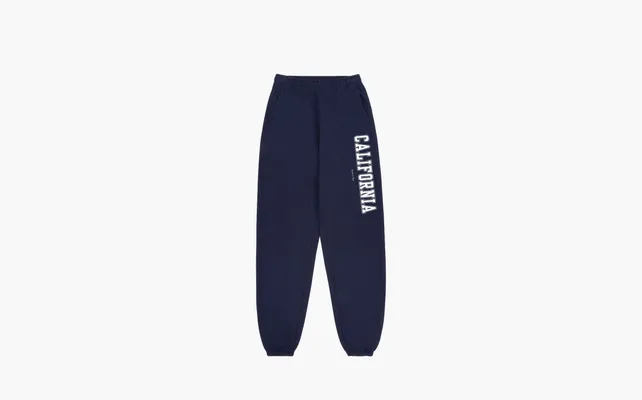 Одежда Sporty & Rich California Printed Drawstring Pants «Blue» sinie