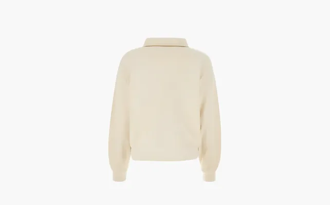 Одежда Sporty & Rich Cropped Polo Sweatshirt «Beige» bezhevye