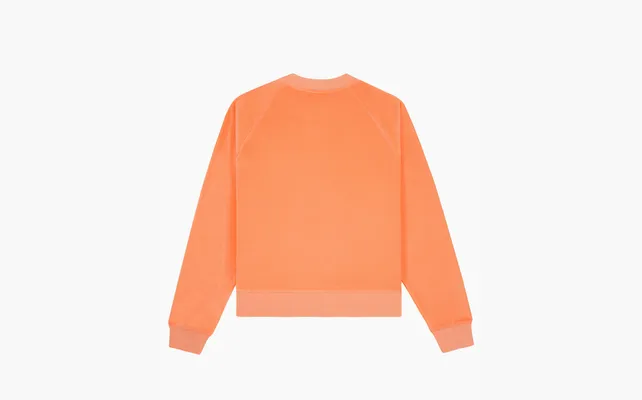 Одежда Sporty & Rich Katoenen Sweater Met Logo «Orange» oranzhevye
