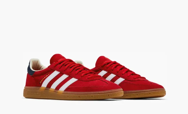 Кроссовки Sporty & Rich x Adidas Handball Spezial «USA» krasnye 