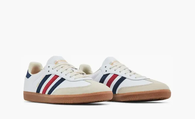 Кроссовки Sporty & Rich x Adidas Samba OG «USA» belye