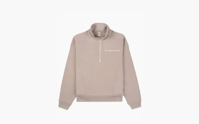 Одежда Sporty & Rich Athletic Club Cotton Sweatshirt «Taupe» bezhevye