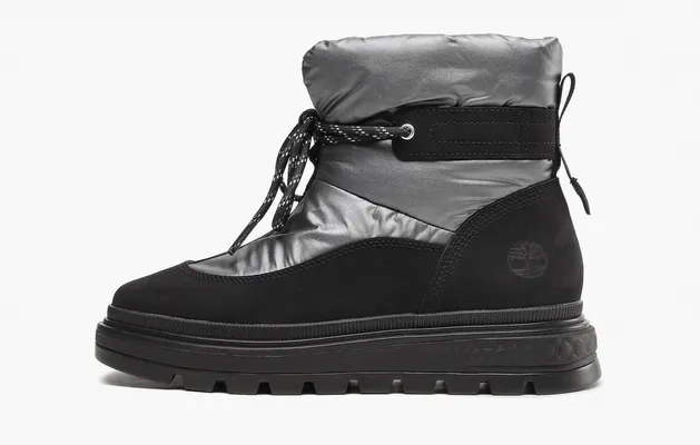 Обувь Timberland Greenstride Ray City Waterproof Puffer Boot WMNS «Grey» черный