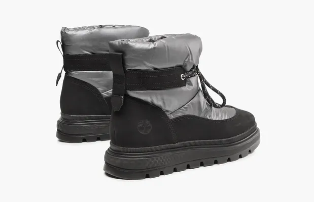 Обувь Timberland Greenstride Ray City Waterproof Puffer Boot WMNS «Grey» черный