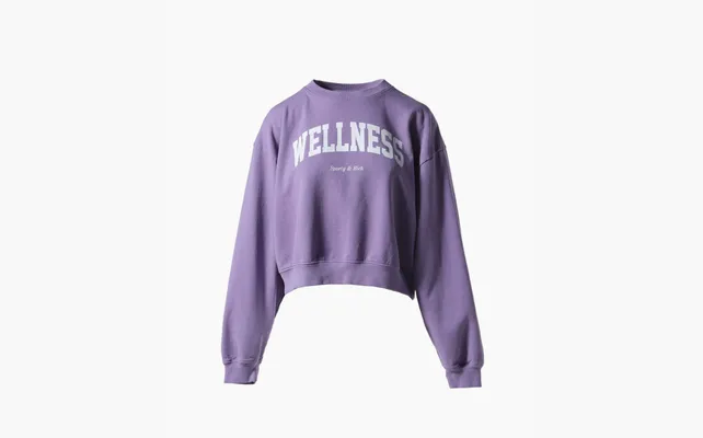 Одежда Sporty & Rich Sweater WMNS «Purple» fioletovye