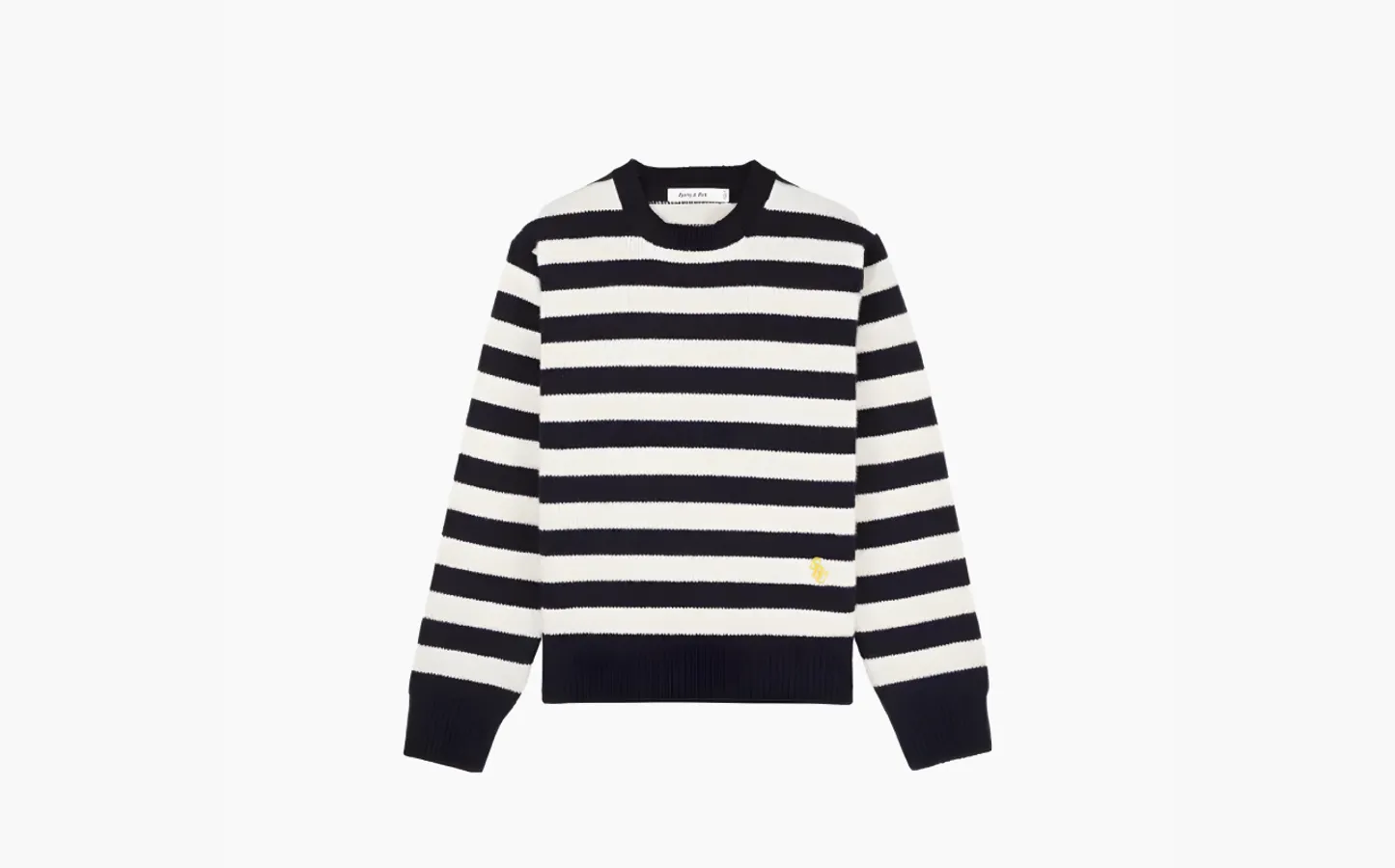Sporty & Rich Striped Wool Jumper «Black and White Stripes»