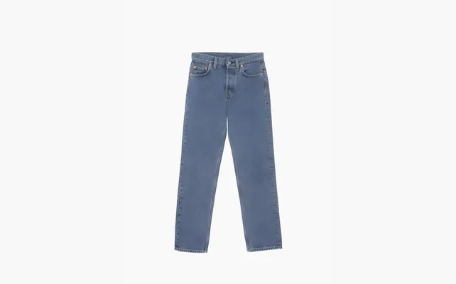 Одежда Sporty & Rich Straight-leg Jeans «Light Blue» sinie