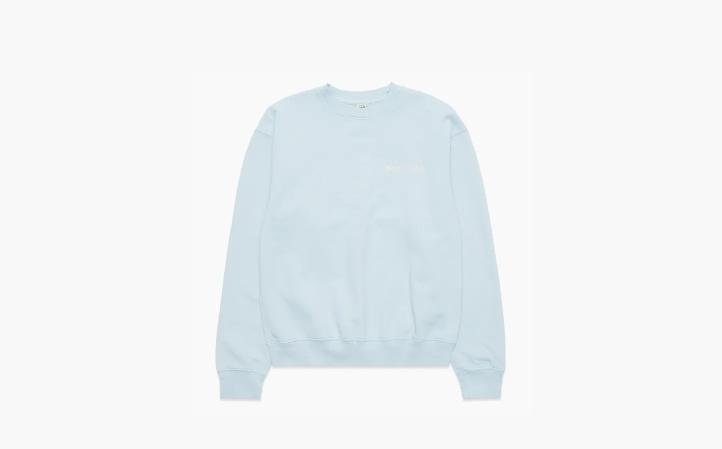 Sporty & Rich Hwcny Crewneck FW24 Sweatshirt «Light Blue»