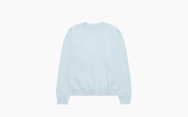 Одежда Sporty & Rich Hwcny Crewneck FW24 Sweatshirt «Light Blue» golubye
